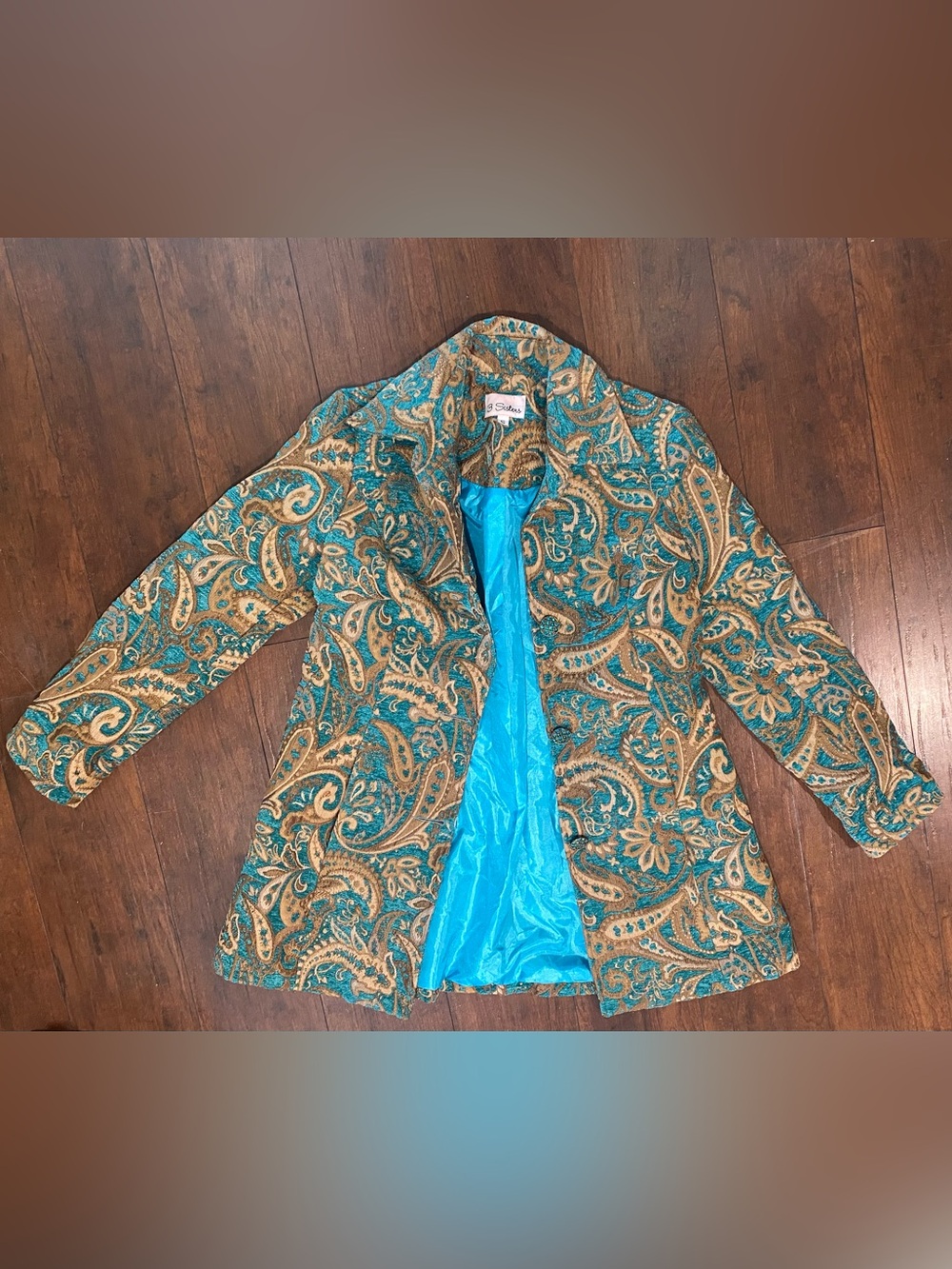 Anthropologie 3 Sisters Tapestry Pea Coat